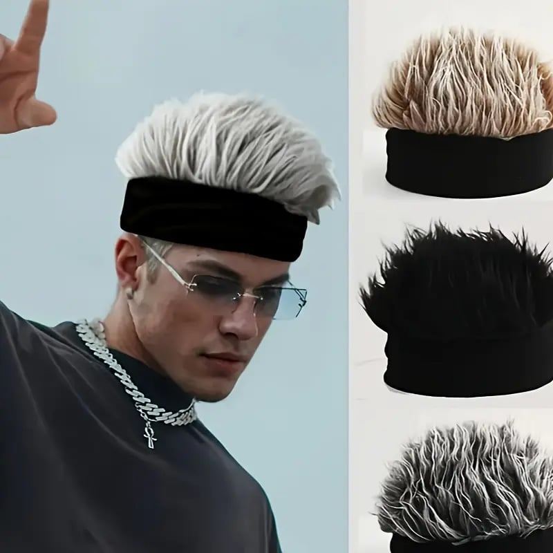 Hot Sale 33% OFF!!⚡50K+ SOLD!🔥🔥Men'S Funky Faux Fur Knit Beanie Hat