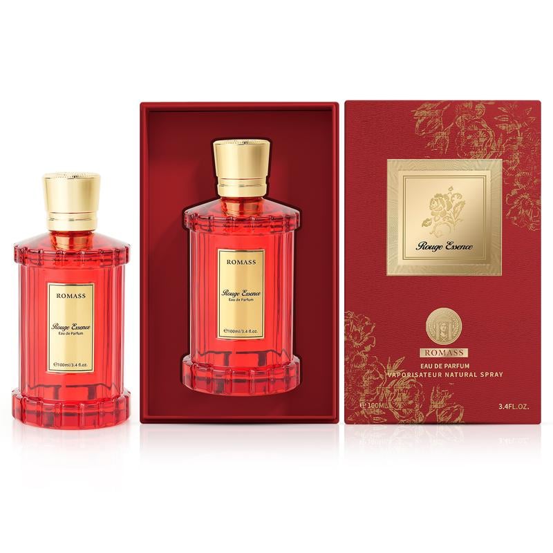 ROMASS Rouge Essence Luxe Perfume - 12+ Hours Long-Lasting Fragrance