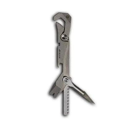 🛠️PICHI X2S Titanium Multitool | Includes Cow Leather Holster with Pocket Clip & 4 No.11 High-Carbon Tactical Steel Blades
